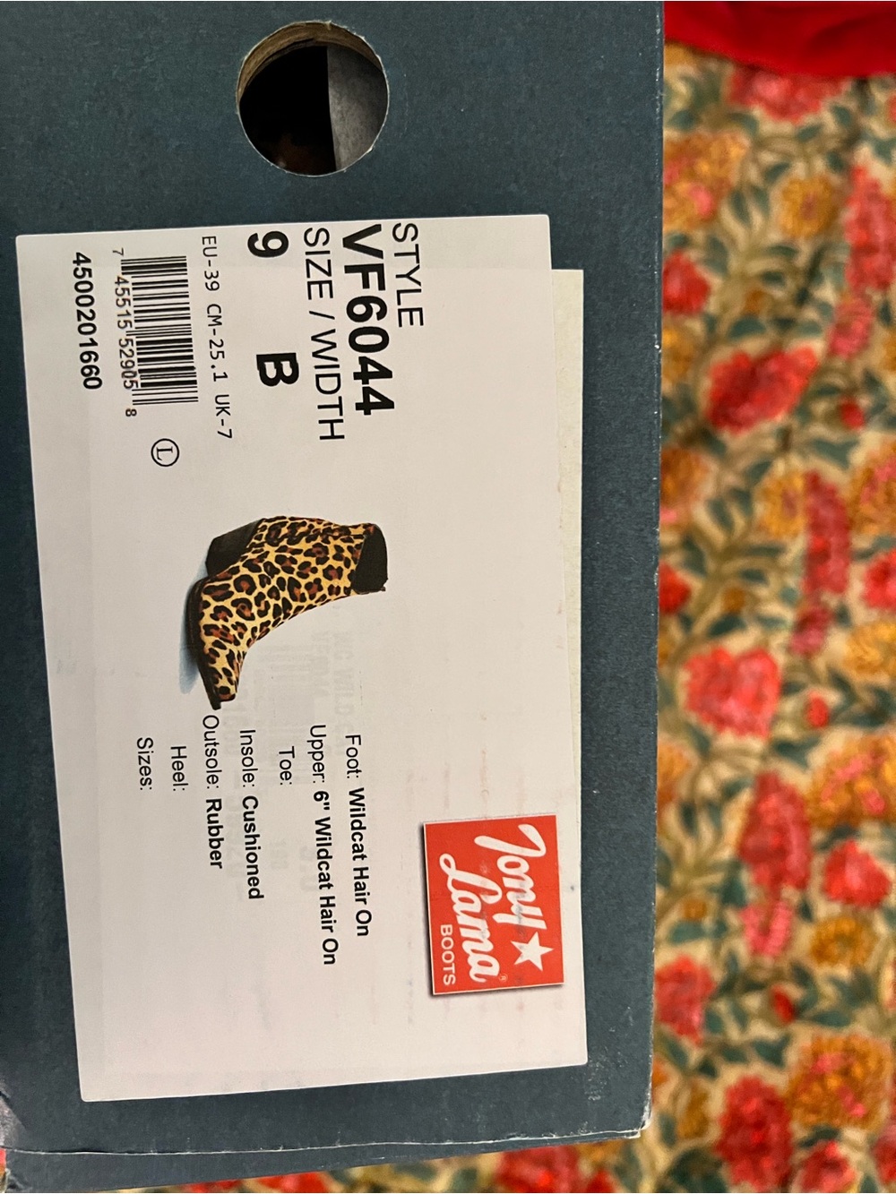 Tony Lama Calf-Hair Leopard Print Snip Toe Ankle Boots - Tan, Brown, Black - Picture 10 of 11